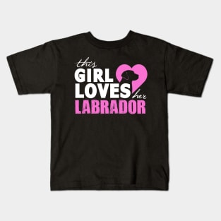 Love Your Labrador Kids T-Shirt